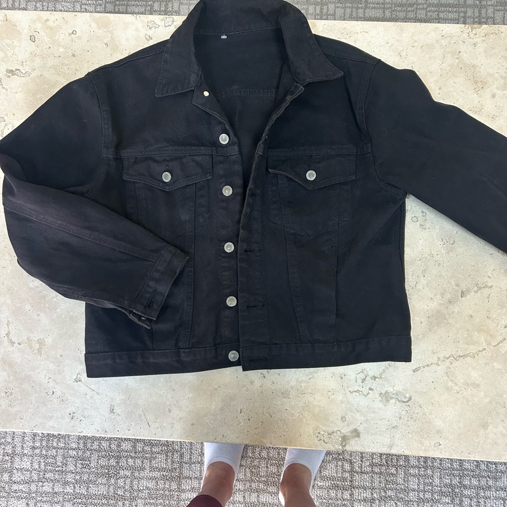 Brandy Melville Black Jean Jacket